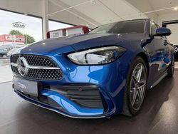 Blau Gebraucht 2022 Mercedes C200 AMG Limousine | 34.991 € (Etwas zu teuer)