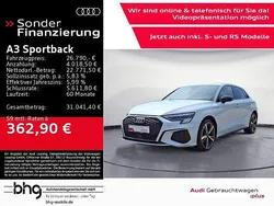Weiß Gebraucht 2021 Audi A3 Sportback e-tron S-Line Limousine | 26.790 € (Fairer Preis)