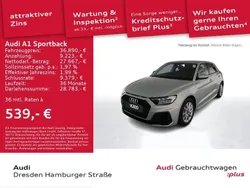 Tausilber metallic Gebraucht 2024 Audi A1 Sportback S-Line Kleinwagen | 27.450 € (Fairer Preis)