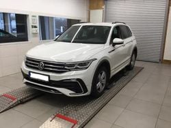 Pure white (weiss) Gebraucht 2021 VW Tiguan R-line SUV | 30.479 € (Guter Preis)
