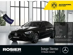 Schwarz / obsidianschwarz Gebraucht 2024 Mercedes C43 AMG Premium Limousine | 68.376 € (Teuer)