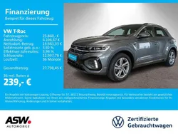Indiumgrau metallic Gebraucht 2022 VW T-Roc R-line SUV | 25.860 € (Guter Preis)