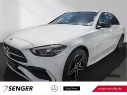 Weiß Gebraucht 2024 Mercedes C300e AMG | 51.980 € (Fairer Preis)