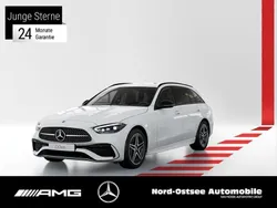 Unilack polarweiß Gebraucht 2022 Mercedes C220 AMG Kombi | 31.990 € (Etwas zu teuer)