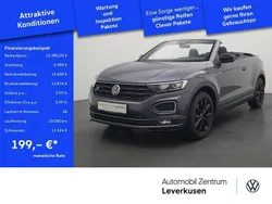 Schwarz / rauchgrau (metallic) Gebraucht 2021 VW T-Roc Cabriolet R-line Cabrio | 25.980 € (Fairer Preis)