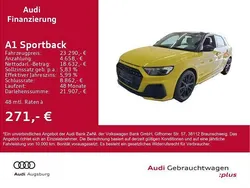 Gelb Gebraucht 2021 Audi A1 Sportback S-Line Kleinwagen | 23.290 € (Fairer Preis)
