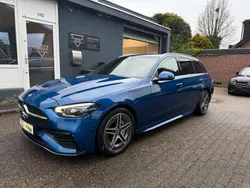 Spektralblau metalliclack Gebraucht 2021 Mercedes C220 AMG line Kombi | 29.700 € (Fairer Preis)