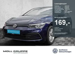 Atlantic blue (metallic) Gebraucht 2021 VW Golf VIII Life Limousine | 17.890 € (Guter Preis)