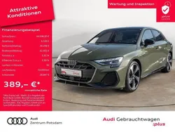 Distriktgruen Gebraucht 2024 Audi A3 Sportback S-Line Limousine | 44.998 € (Etwas zu teuer)