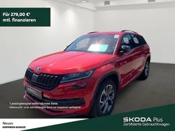 Velvetrot metallic Gebraucht 2021 Skoda Kodiaq SportLine SUV | 29.750 € (Guter Preis)