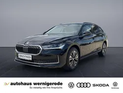 Ebony schwarz metallic Gebraucht 2024 Skoda Superb SE L Kombi | 40.939 € (Teuer)