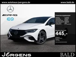 Weiss polarweiss Gebraucht 2024 Mercedes EQE300 AMG Limousine | 51.840 € (Fairer Preis)