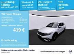 Pure white Gebraucht 2022 VW Tiguan Allspace Life SUV | 29.491 € (Fairer Preis)