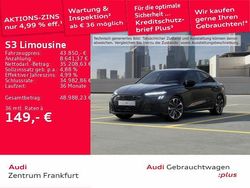 Mythosschwarz metallic/mythoss Gebraucht 2024 Audi S3 Ambiente Limousine | 43.350 € (Fairer Preis)