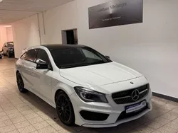 Calcitweiss unilack Gebraucht 2016 Mercedes CLA180 Shooting Brake AMG line Kombi | 16.699 € (Fairer Preis)