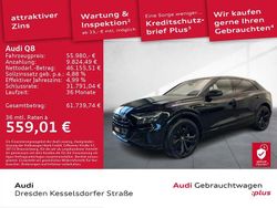 Orcaschwarz metallic Gebraucht 2019 Audi Q8 Design SUV | 55.980 € (Etwas zu teuer)