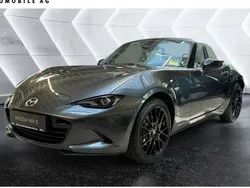 Machine grey metallic Gebraucht 2024 Mazda MX5 Homura-Line Cabrio | 35.990 € (Teuer)
