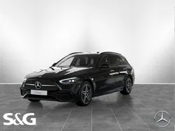 Unilack schwarz Gebraucht 2022 Mercedes C300e AMG Kombi | 33.890 € (Superpreis)