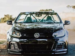 Schwarz Gebraucht 2014 VW Golf Cabriolet R Cabrio | 30.000 €
