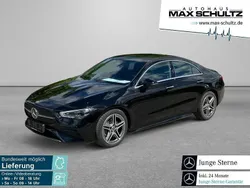 Unilack nachtschwarz Gebraucht 2024 Mercedes CLA200 AMG line Coupé | 39.250 € (Fairer Preis)
