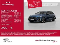 Ascariblau metallic Gebraucht 2024 Audi A5 S-Line Coupé | 56.790 € (Guter Preis)