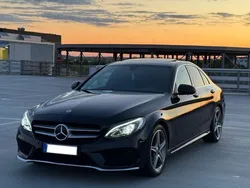 Schwarz Gebraucht 2017 Mercedes C220 AMG line Limousine | 25.600 € (Teuer)