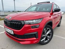 Rot Gebraucht 2021 Skoda Kodiaq SportLine SUV | 34.990 € (Etwas zu teuer)