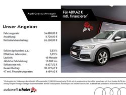 Florettsilber metallic Gebraucht 2020 Audi Q5 Ambiente SUV | 34.880 € (Superpreis)