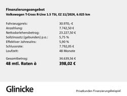 Deep black perleffekt Gebraucht 2024 VW T-Cross R-line SUV | 30.970 € (Etwas zu teuer)