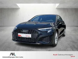 Schwarz Gebraucht 2024 Audi A3 Sportback S-Line Limousine | 36.994 € (Fairer Preis)