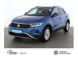 Blau Gebraucht 2023 VW T-Roc Life SUV | 23.940 € (Guter Preis)