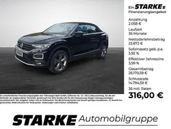 Deep black perleffekt Gebraucht 2021 VW T-Roc Cabriolet Style Cabrio | 25.730 € (Guter Preis)