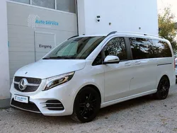 Bergkristallweiß metallic Gebraucht 2019 Mercedes V300 AMG Van / Kleinbus | 44.944 € (Fairer Preis)