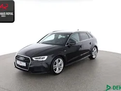 Schwarz Gebraucht 2018 Audi A3 Sportback S-Line Limousine | 20.880 € (Fairer Preis)