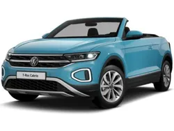 Blau (teal blue schwarz) Neu 2024 VW T-Roc Cabriolet Style Cabrio | 42.050 € (Guter Preis)