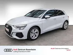 Weiß Gebraucht 2024 Audi A3 Sportback S-Line Limousine | 37.880 € (Fairer Preis)
