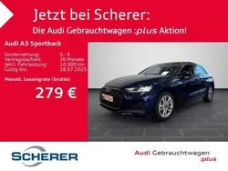 Blau Gebraucht 2024 Audi A3 Sportback Limousine | 35.285 € (Fairer Preis)