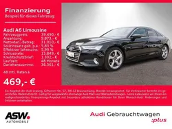 Brillantschwarz Gebraucht 2022 Audi A6 S-Line Limousine | 39.490 € (Etwas zu teuer)