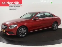Rot Gebraucht 2018 Mercedes C200 Avantgarde Limousine | 17.400 € (Superpreis)