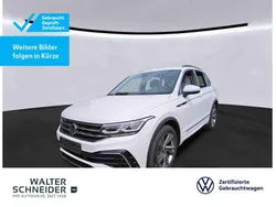 Pure white Gebraucht 2021 VW Tiguan R-line SUV | 32.950 € (Fairer Preis)