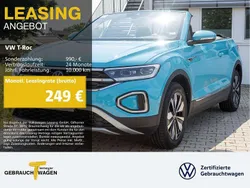 Blau Gebraucht 2024 VW T-Roc Cabriolet Move Cabrio | 26.490 € (Guter Preis)