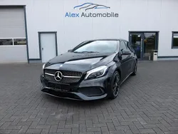 Schwarz Gebraucht 2017 Mercedes A180 AMG line Limousine | 12.980 € (Etwas zu teuer)