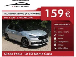Schwarz Neu 2024 Skoda Fabia Monte Carlo Limousine | 23.990 € (Teuer)