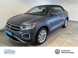Rauchgrau Gebraucht 2023 VW T-Roc Cabriolet Style Cabrio | 24.990 € (Guter Preis)