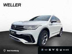Purewhite (weiß) Gebraucht 2022 VW Tiguan Allspace R-line SUV | 35.450 € (Etwas zu teuer)