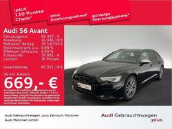 Mythosschwarz metallic Gebraucht 2024 Audi S6 Sport Kombi | 56.487 €
