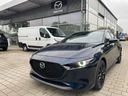 Blau Neu 2024 Mazda 3 Exclusive Limousine | 31.790 € (Fairer Preis)