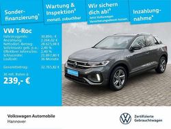 Indiumgrau metallic/schwarz Gebraucht 2025 VW T-Roc R-line SUV | 30.480 € (Guter Preis)