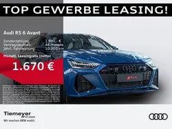 Blau Neu 2025 Audi RS6 Performance Kombi | 167.370 € (Teuer)