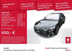 Brillantschwarz Gebraucht 2022 Audi A8L Ambiente Limousine | 52.980 € (Guter Preis)